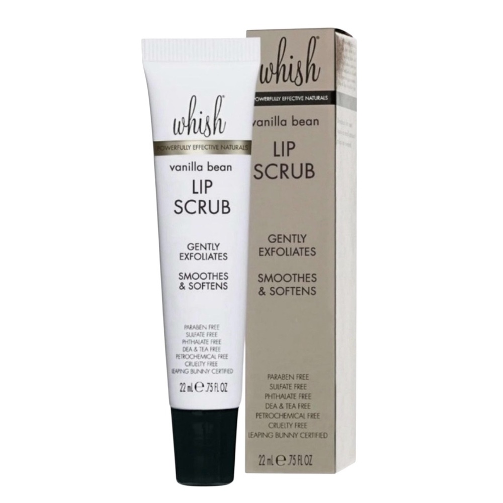 Whish Lip Scrub Gently Exfoliates 0.75 OZ New